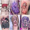 Temporäre Tattoos Wasserdichter Aufkleber Cool Fake Tatto Flash Tatoo Anime Körperkunst für Mädchen Frauen Männer 230422