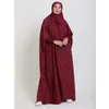 Roupas étnicas Ramadan Eid Uma Peça Jilbab Oração Vestido Muçulmano Mulheres Com Capuz Abaya Dubai Headcover Hijab Khimar Robe Niqab Islam Modest