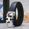 57% Belt Designer New Luxury convient aux femmes classiques Ferrara casual fashion business en cuir de vachette double face sans tête ceinture de remplacement