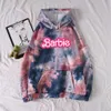 남자의 후드 땀 셔츠 나는 Kenough Tie Dye Hoodie Fashion Harajuku 남성 여성 충분한 선물 231122