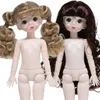 Куклы 30 см 16 BJD Кукла телесного цвета 22 Шарнирное подвижное тело ABS Хорошо сделанные раздетые игрушки-ангелы для детей Девочки Детские подарки 231122