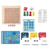 Nauka zabawek 99 Tabela mnożenia matematyka zabawka Montessori drewniana tablica Dzieci dzieci arytmetyczne pomoce dydaktyczne dla dzieci Prezenty 231122