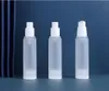 600 Stück Airless mattierte Flasche kosmetische Creme Pumpsprühflasche Reisegröße Spender nachfüllbarer Parfümbehälter 15/20/30/50/80/100ml