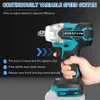 Electric Screwdriver 2 IN 1 Brushless Cordless Impact Wrench 12 inch Socket Power Tools Compatible for 18Vno battery 231122