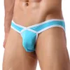 3pcs Men's Sexy Low Rise Briefs Breathable Hole Underwear U Convex Panties Bulge Pouch Underpants Exotic Lingerie Male Hombre