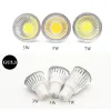 Светодиодная лампа Dimmable E27 E14 MR16 GU5.3 GU10 COB Spotlight 3W 5W 7W Lampada Lampada светодиодные бомбиллы светодиодные лампы Spot Light