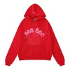 Cheap Wholesale Spider Hoodies Young Thug 555555 Angel Pullover Pink Red Hoodie Hoodys Pants Men Sp5ders Printing Sweatshirts Top quality Many Colors