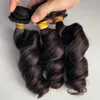 Glamourosa Peruana Indain Cambojana Brasileira Onda Solta 100% Pacotes de Cabelo Humano Cru 3 Peças 100 g/pçs Extensões de Cabelo Virgem Moda de Alta Qualidade Venda