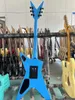 Guitare électrique Dean Dimebag Darrell, touche en palissandre de couleur bleue personnalisée, en stock