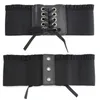 Wedding Sashes Wide Corset Leather Belt Slimming Body Bowknot Waist Belt Wide Elastic Waistband