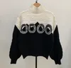 23sss Autumn Luxury Sweater Letter Brand Sweater Sweater Designer Salppers Roupas famosas para mulheres