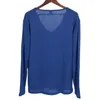 Men's Sweaters Slim-fitting V-neck Sweater Stylish Deep Knit Slim Fit Ribbed Long Sleeve Solid Color For Autumn Winter