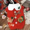 Psa odzież w sweter zimowe ciepłe ubrania małe urocze pullover desinger świąteczny ubranie dzianinowe koszulę Dachshund 231122