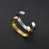 Bangle Stainless Steel Alert Bracelets Blank Cuffs Bracelet For Men Women Wholesale