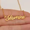 Chains Cursive Initial Letters Name Necklace For Carissa Birthday Party Christmas Year Graduation Wedding Valentine Day Gift