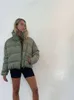 厚い綿ジャケットの女性冬のファッション長袖スタンドカラージッパーメスコートソリッドカジュアルフィットレディオーバーコート