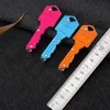 multifunctionele kleurrijke zelfverdediging sleutelhangers mini autobas hanger zelfverdediging sleutelhanger protable outdoor camping tool