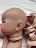 Lalki npk 19 cali już skończone malowane części Reborn Doll Parts Juliette Cute Baby 3D malarstwo z widocznym żyłami Ciało