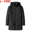 Herren Daunen Plus Größe 10XL 8XL 6XL 5XL 4XL Dicke Warme Winterjacke Herren Bequeme Baumwolle Steppmantel Herren Lange Parka Markenkleidung