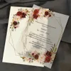 Cartes de vœux Invitations de mariage personnalisées Informations sur la douche nuptiale modifiables Enregistrer la date Cartes de vœux Birthda 231102