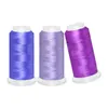 Fabric and Sewing Embroidery thread 108D 120D computer embroidery machine thread color polyester ice silk 63 color decorative thread LT661