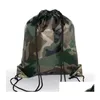 Sacos ao ar livre Grande Camuflagem Dstring 210D Embalagem À Prova D 'Água Mochila Camo Ginásio Saco Escola Esporte Sapato Entrega Esportes Ao Ar Livre Dhmls