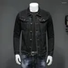 Giacche da uomo 2023 Primavera Uomo Denim Stile europeo Moda Slim Jean Jacket Homme Cappotti patchwork Abbigliamento uomo sexy