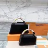 Projektantka torebka torebka torebka mody crossbody luksusowy regulowany pasek na ramię metalową skórę elegancka