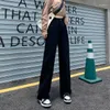 Damen Jeans Korea Retro Denim Lila Weites Bein Gerade Hohe Taille Lose Hosen Design Sexy Tägliche Party Wochenendhose