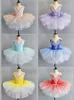 Bühnenkleidung Professionelles Ballett-Tutu für Mädchen Kinder Platter Pfannkuchen Schwanensee Ballerina Tanzen Performance Dancewear Trikotrock