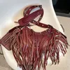 Avondtassen punkstijl dames tassen ontwerper luxe klinknagels handtassen tassel motorfiets tas dames pu lederen stijlvolle kruislichaam schoudertas 230422