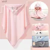 Towels Robes Baby Bathrobe Flannel Cloak Cartoon Boy Girl Ultra-Soft Hooded Spa Robe Bath Towel Newborn Cover-Up Baby Shower Gift 0-3YL231123