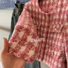 Misto lana da donna KUSAHIKI Cappotto corto in tweed Donna Autunno Coreano Giacca scozzese a colori di successo Moda Elegante Oneck Cardigan monopetto Top 231123