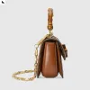 10A Designer Bag 735116 Womens Mini Crystal Chain Bag Classic Fashion Bamboo Slub Bag Ladies Temperament Crossbody Bag Wallet Card Bags