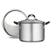 Tramontina Gourmet Stainless Steel 8 쿼트 잠금 및 배수 스톡 포트