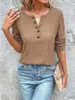 Women's Blouses Elegant Solid Color Long Sleeved Shirt 2023 Spring/Summer V-neck Lace Cut Out Casual Blouse Office Lady Tops S-2XL