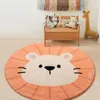 Carpet Nordic Carton Round Rug Carpets for Home Living Room Bedroom Kids Room Blanket Plush Floor Mat Decoration Salon Pile Area Rug 231122