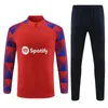 23 24 Barcelona Pedri Lewandowski Training Wear Soccer Jerseys Ansu Fati Ferran Gavi F. de Jong Raphinha Kessie Sweatshirt Jacket Football Shirts