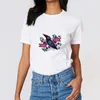 Kvinnors T-skjortor Oljemålning Bird Women's T-shirts Artsy Fashion Style 2023 Pinterest Clothes Y2K Eesthetic Brazilian Writer Casual