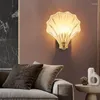 Wall Lamp And Creative Shell-shaped Home Decoration L E D Lighting For Interior Light