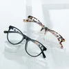 Occhiali da sole Anti blu occhiali da lettura leggera Donne uomini modalità Black Stripe Designer Prescrizione Ottica Computer Eyewear Hyperopia