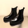 Herren-Designer-Stiefeletten, Slip-on-Martin-Stiefel, echtes Leder, klassischer Stil, Abendschuhe, männliche Marke, Winter- und Herbst-Motorradstiefel, Größe 38–45