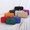 Torby wieczorowe portfele mody multi kolor luksusowe damskie przyjęcie ślubne torebki weselne torba komunalna 231123