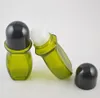 50ml Glass Roll-On Deodorant Bottles Glass Tumbling Pain Bottle Fragrant Body Dew Bead Bottle For Natural Deodorant