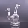 Pipe à eau en verre en gros Bongs Rainbow Nano Plating Glass Beaker Bong Hookah Water Pipes avec 14mm Tobacco Bowl et Male Glass Oil Burner Pipe Moins cher