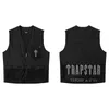 Autumn and Winter American Trapstar Letter Embroidered Zipper Windbreaker Mens and Womens Casual Vest Coat Trendy