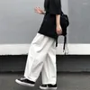 Women's Pants Lucyever Black White Straight Women 2023 Summer Hip Hop Streetwear Wide Leg Trousers Woman All-match Loose Casual