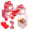12 teile/satz Party Liefert Valentinstag Umarmung Küss Mich Rosa Cookie Geschenk Box Dreidimensionale Cartoon Paar Geschenke