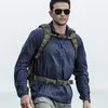 Giacche da uomo Pelle ad asciugatura rapida Capispalla da uomo Protezione solare sottile Giacca a vento traspirante Giacca tattica militare impermeabile Cappotti Abbigliamento Uomo