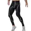 Active Pants Sexy Satin Men Gloss Yoga Tights Fitness Leggings Streetwear Athletic Quick-Torking Compression Oly Form-Montering Vest